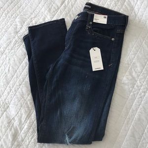 Express Super Skinny Mid Rise Jeans